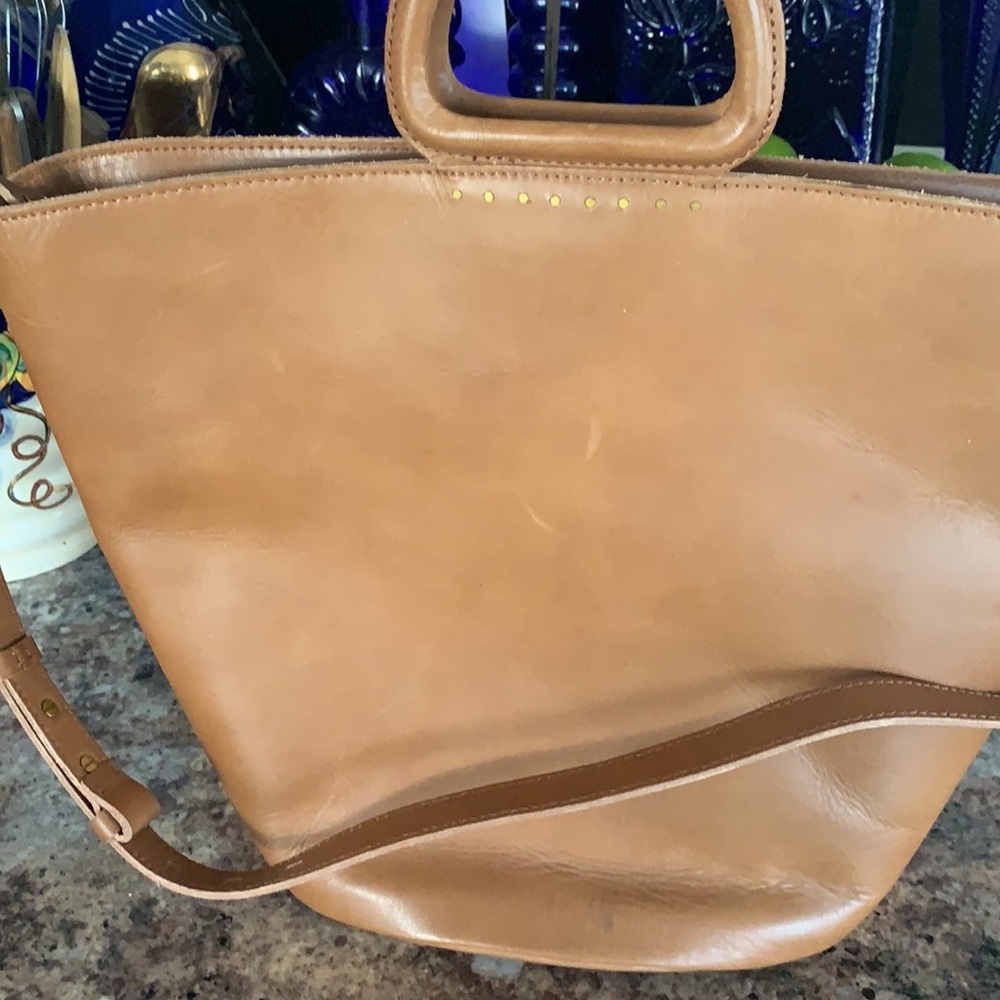 Madewell by J Crew Leather Tote Shoulder Bag - Picture 3 of 9